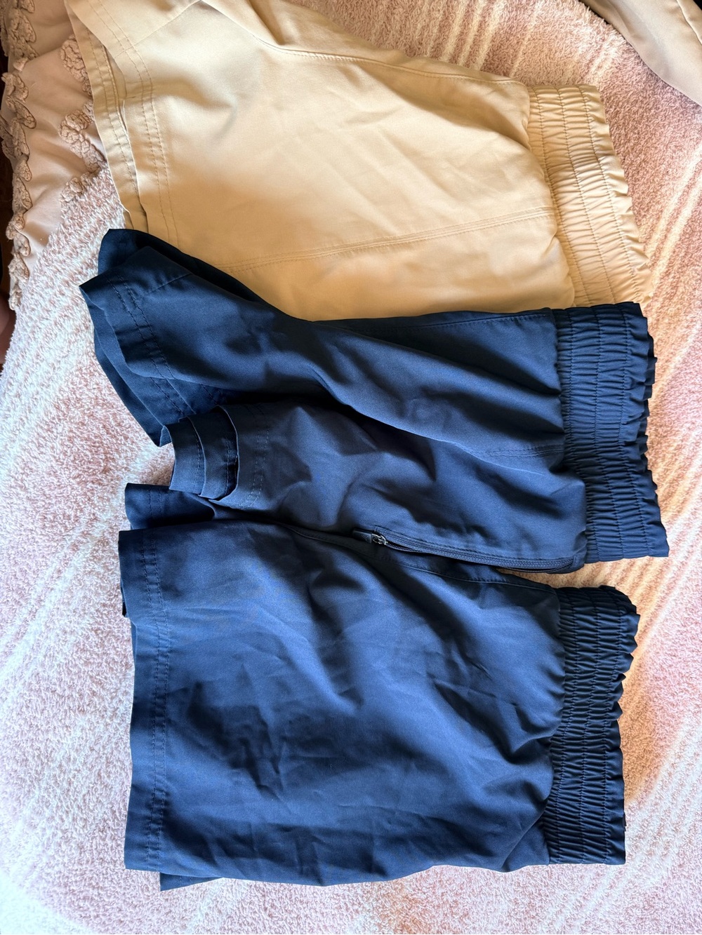 Old Navy Girls Navy and Khaki Elastic-Waist Skorts Set of 3